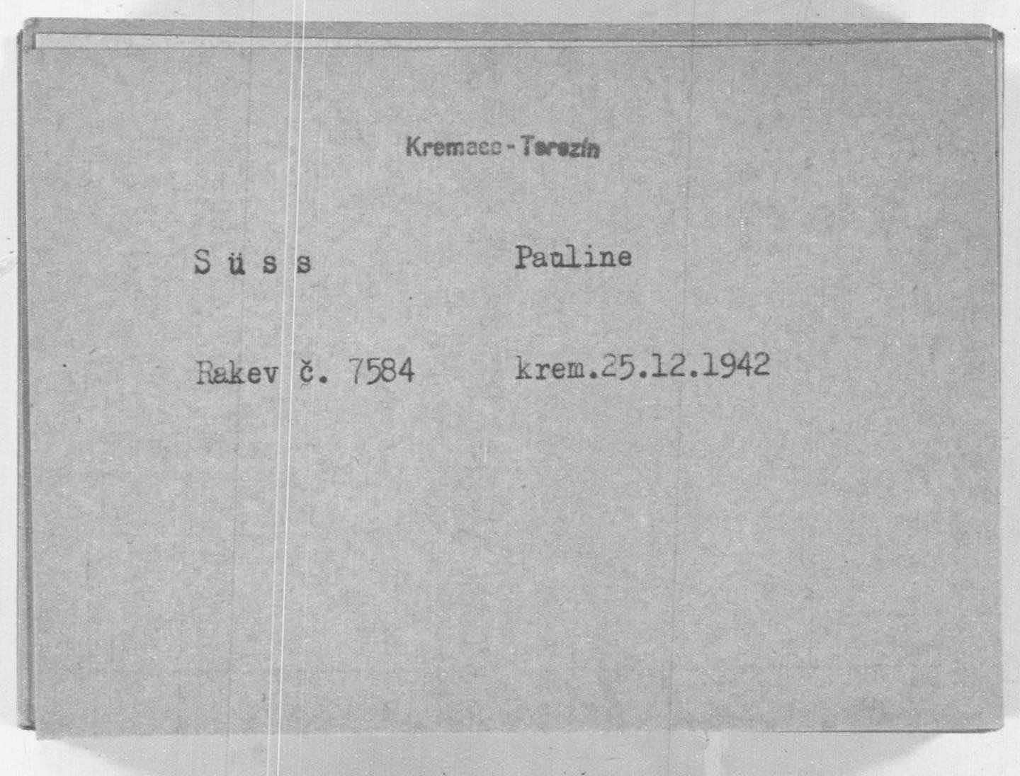 Terezín - Kremace