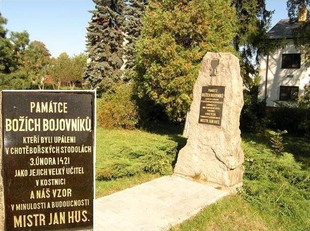 Chotěboř-památník_upálení_husitů_1421