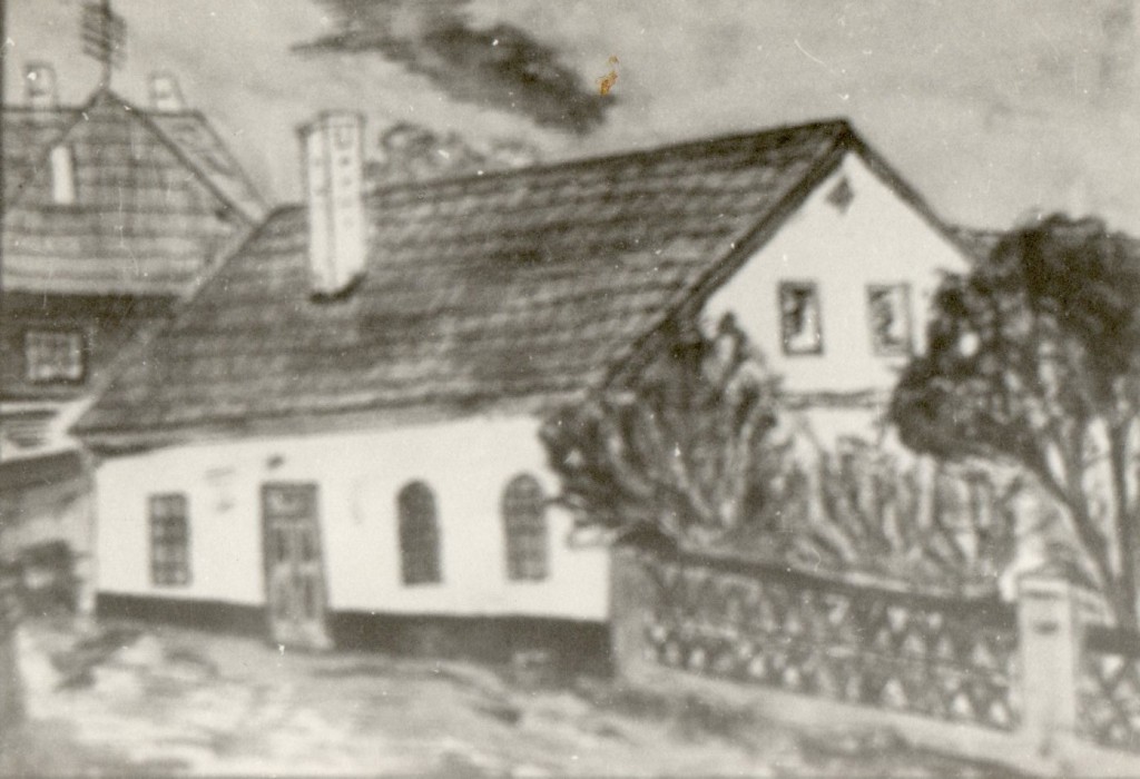 Židovský kostel kolem roku 1910 web