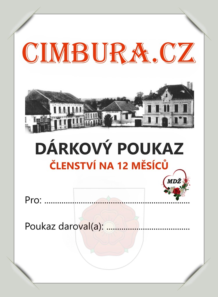 Dárkový poukaz 12 měsíců, MDŽ WEB