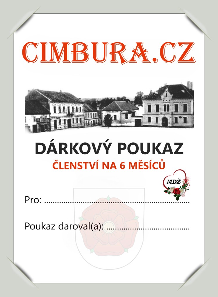 Dárkový poukaz 6 měsíců, MDŽ WEB