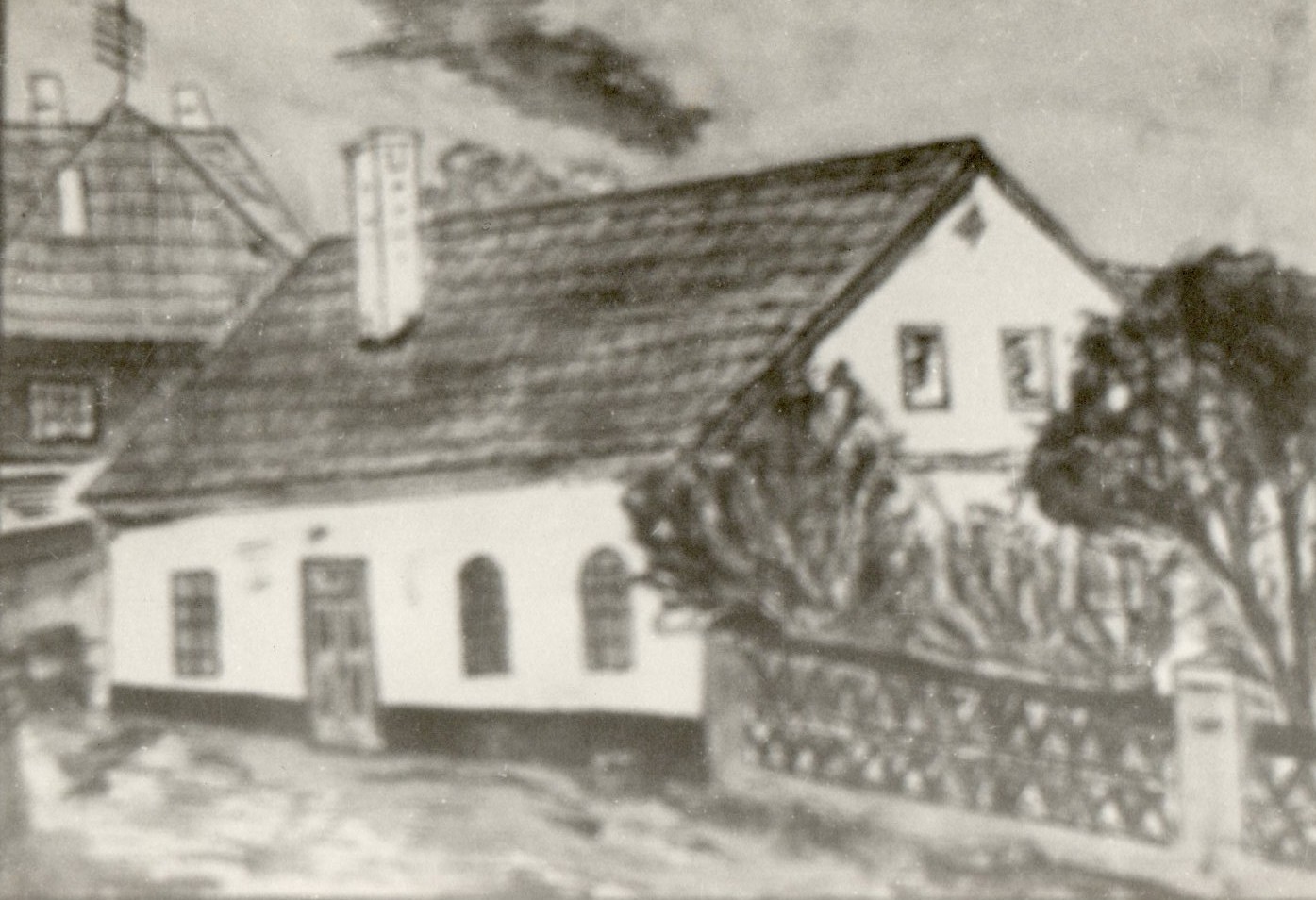 106, Židovský kostel kolem roku 1910